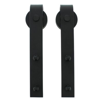 Intersteel | Set van 2 hangrollen | Recht | 290mm | Mat Zwart