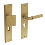 Intersteel Veiligheidsbeslag SKG3 profielcilindergat rechthoekig messing getrommeld PC55