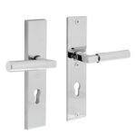 Intersteel Veiligheidsbeslag profielcilindergat rechthoekig chroom 72 mm