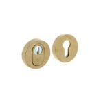 Intersteel | Veiligheidsrozet met kerntrekbeveiliging | SKG3 | Rond | Messing Getrommeld