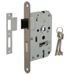 Intersteel Woningbouw klavier dag en nachtslot 55 mm rvs geborsteld