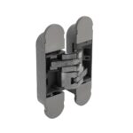 Intersteel | Onzichtbare lichtgewicht verdekte scharnier | 130x30mm | Fiberglass-Nikkel | 3D Instelbaar