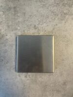 Hafi Rozet blind vierkant met schroeven RVS