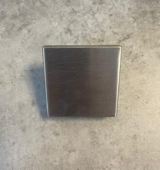 Hafi Private Line | Rozet blind vierkant met schroeven | RVS