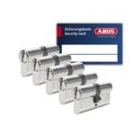 Pfaffenhain | Profielcilinder 30/30mm | SKG 2 sterren | 5 gelijksluitende cilinders