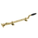 Intersteel | Raamuitzetter Ton met Stelpennen | Messing Gelakt/Ebbenhout