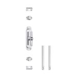 Intersteel | Kruk-espagnolet | T-kruk met stangenset 2x1250mm | Verchroomd