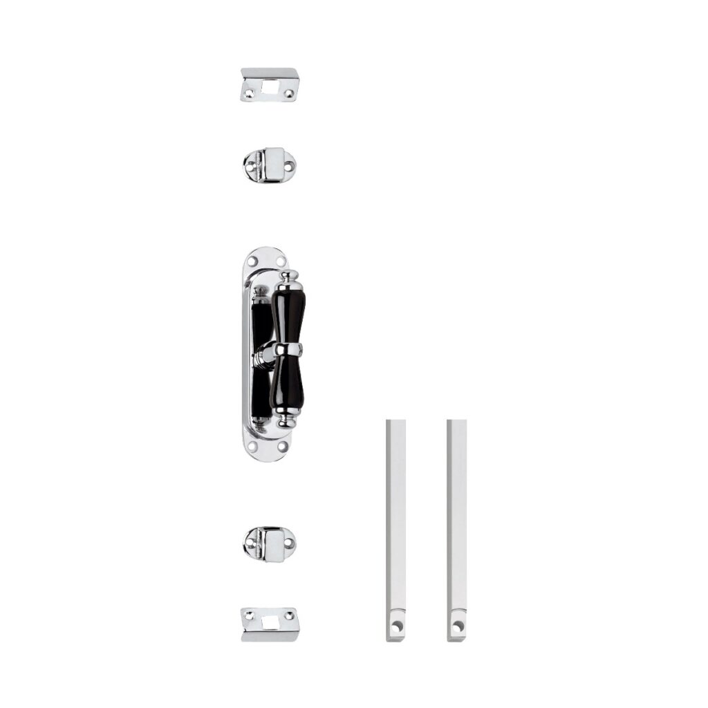 Intersteel | Kruk-espagnolet | Kruiskruk met stangenset 2x1250mm | Verchroomd