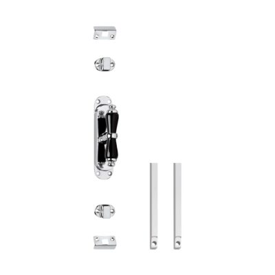 Intersteel | Kruk-espagnolet | Kruiskruk met stangenset 2x1250mm | Verchroomd