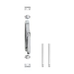 Intersteel | Pomp-espagnolet met stangenset 2x1250mm | Verchroomd