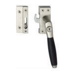 Intersteel | Raamsluiting Ton 400 | Afsluitbaar | Rechts | Nikkel Mat/Ebbenhout