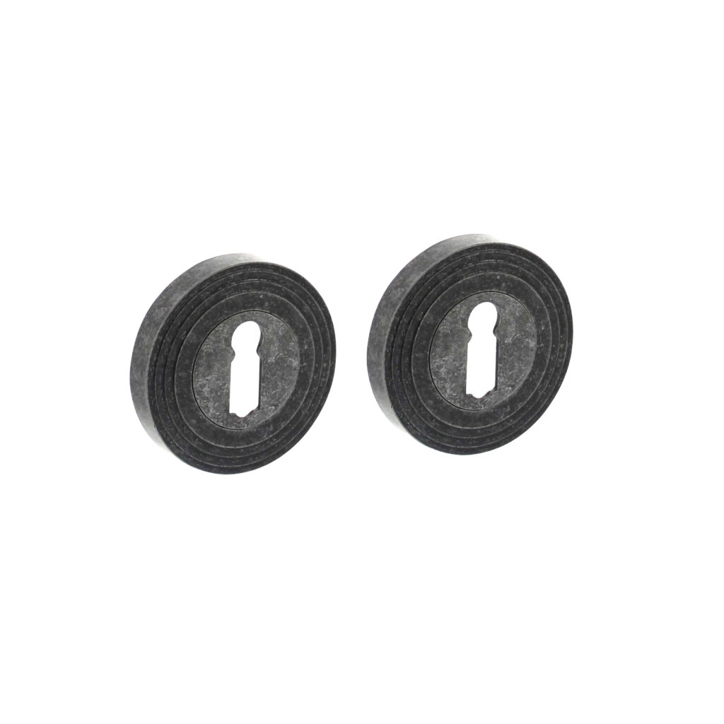 Intersteel | Rozet met sleutelgat 55x10mm | Oud Grijs