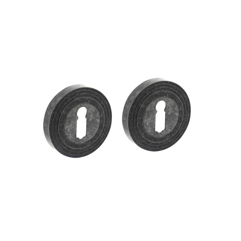 Intersteel | Rozet met sleutelgat 55x10mm | Oud Grijs