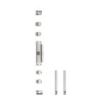 Intersteel | Kruk-espagnolet | Rechts T-recht met stangenset 2x1245mm | RVS Geborsteld