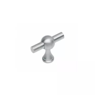 Intersteel Meubelknop rvs geborsteld T-vorm