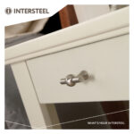 Intersteel Meubelknop rvs geborsteld T-vorm