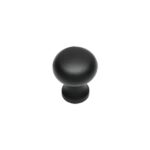 Intersteel | Meubelknop | Paddenstoel 30mm | Smeedijzer Zwart