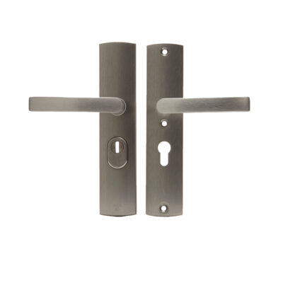 AXA | Veiligheidsbeslag Curve Plus | Kruk Blok | PC55 | Anti-kerntrek Inox | Aluminium F6