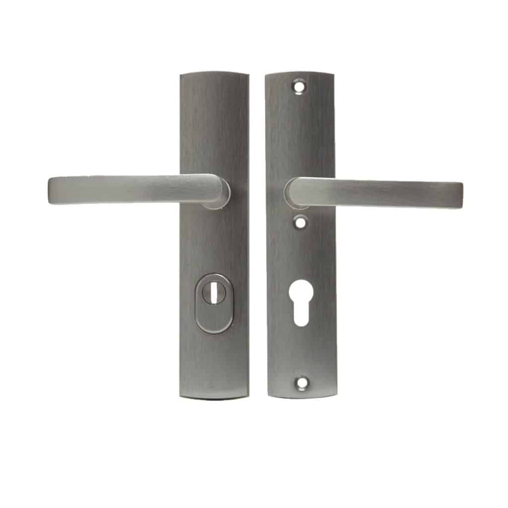 AXA | Veiligheidsbeslag Curve Plus | Kruk Blok | PC72 | Anti-kerntrek Inox