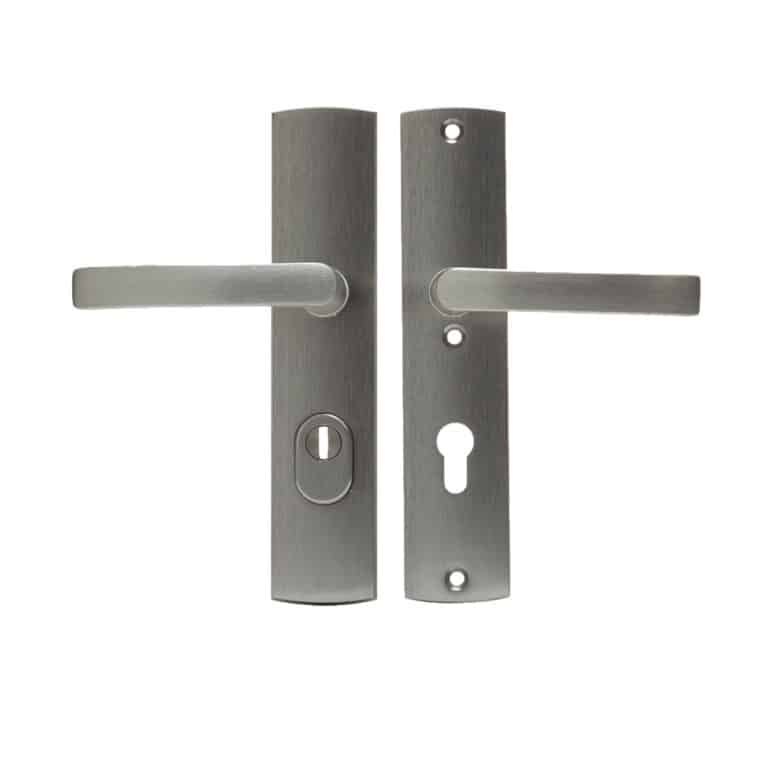 AXA | Veiligheidsbeslag Curve Plus | Kruk Blok | PC72 | Anti-kerntrek Inox