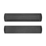 AXA Brievenbus Briefplaat met Tochtklep Curve Plus Zwart 340 x 74 mm