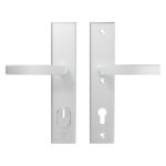 AXA | Veiligheidsbeslag Edge Plus | Kruk Blok | PC92 | Anti-kerntrek | Aluminium naturel