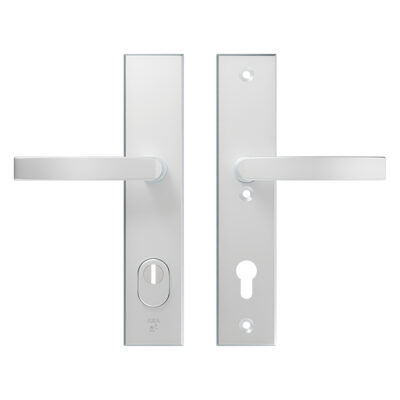 AXA | Veiligheidsbeslag Edge Plus | Kruk Blok | PC92 | Anti-kerntrek | Aluminium naturel