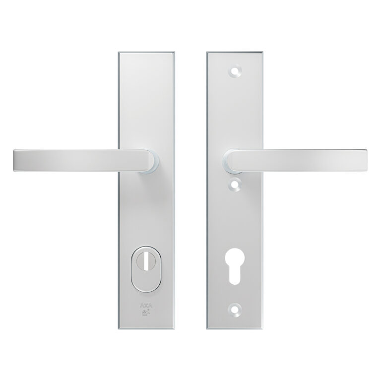 AXA | Veiligheidsbeslag Edge Plus | Kruk Blok | PC92 | Anti-kerntrek | Aluminium naturel