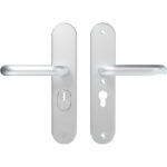 AXA | Veiligheidsbeslag Oval Plus | Kruk U | PC55 | Anti-kerntrek | Aluminium naturel