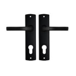 AXA | Binnendeurbeslag | Curve kruk | Blok | PC72 | Zwart