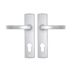 AXA | Binnendeurbeslag | Curve Kruk | Blok | PC72 | Aluminium