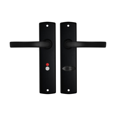 AXA | Binnendeurbeslag | Curve Kruk | Blok | Toilet | 63-8 | Zwart