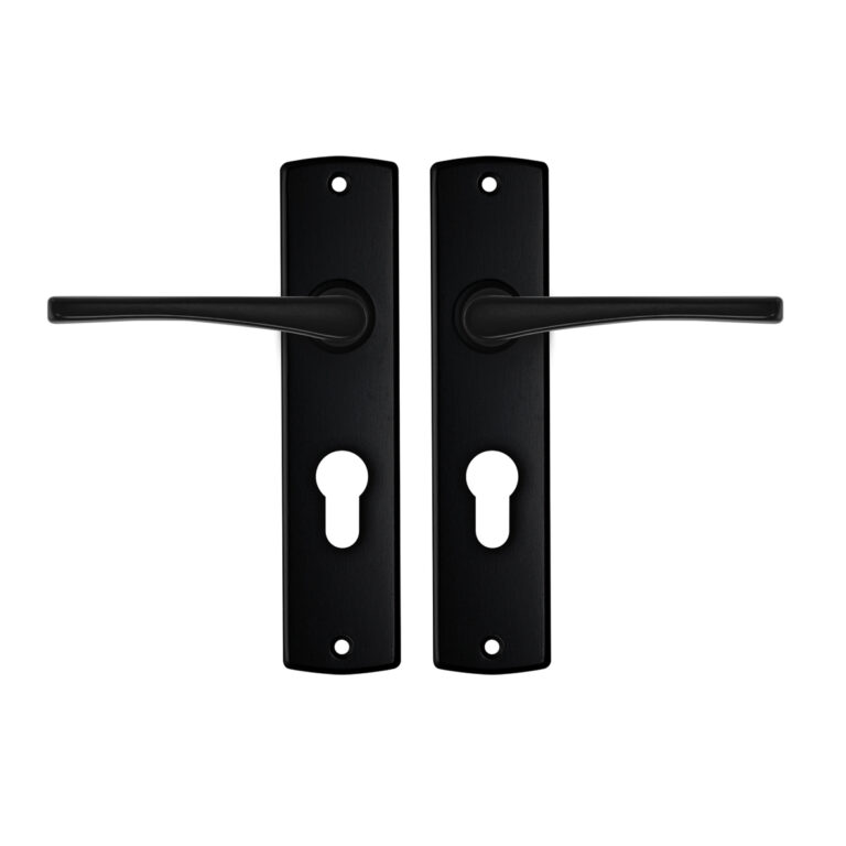 AXA | Binnendeurbeslag | Curve Kruk | Vlinder | PC55 | Zwart