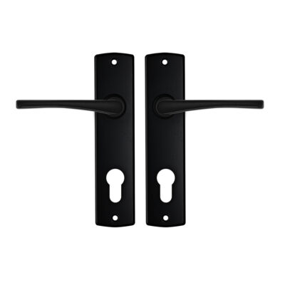 AXA | Binnendeurbeslag | Curve Kruk | Vlinder | PC72 | Zwart