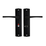 AXA | Binnendeurbeslag | Curve Kruk | Vlinder | Toilet | 63-8 | Zwart