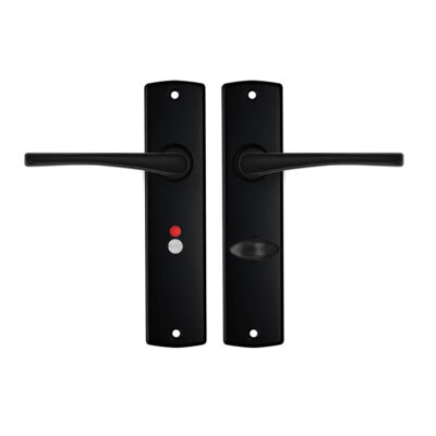 AXA | Binnendeurbeslag | Curve Kruk | Vlinder | Toilet | 63-8 | Zwart