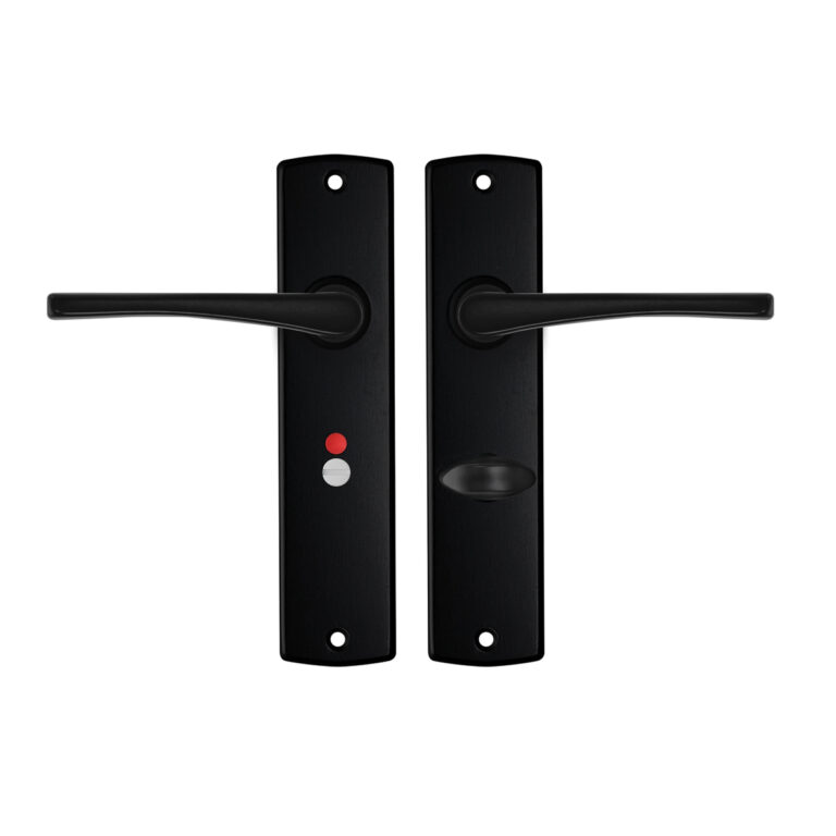 AXA | Binnendeurbeslag | Curve Kruk | Vlinder | Toilet | 63-8 | Zwart