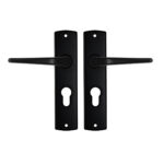 AXA | Binnendeurbeslag | Curve Kruk | Duim | PC55 | Zwart