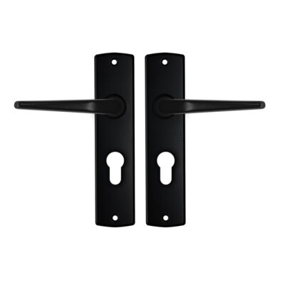 AXA | Binnendeurbeslag | Curve Kruk | Duim | PC55 | Zwart