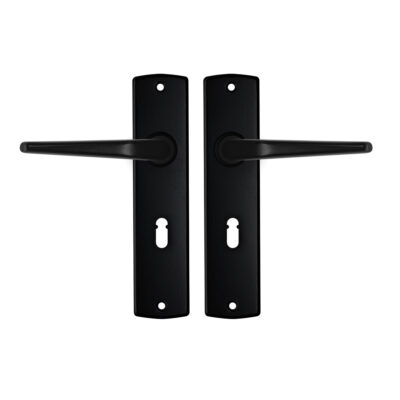 AXA | Binnendeurbeslag | Curve Kruk | Duim | SL55 | Zwart