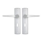 AXA | Binnendeurbeslag | Curve kruk | Duim | SL55 | Aluminium