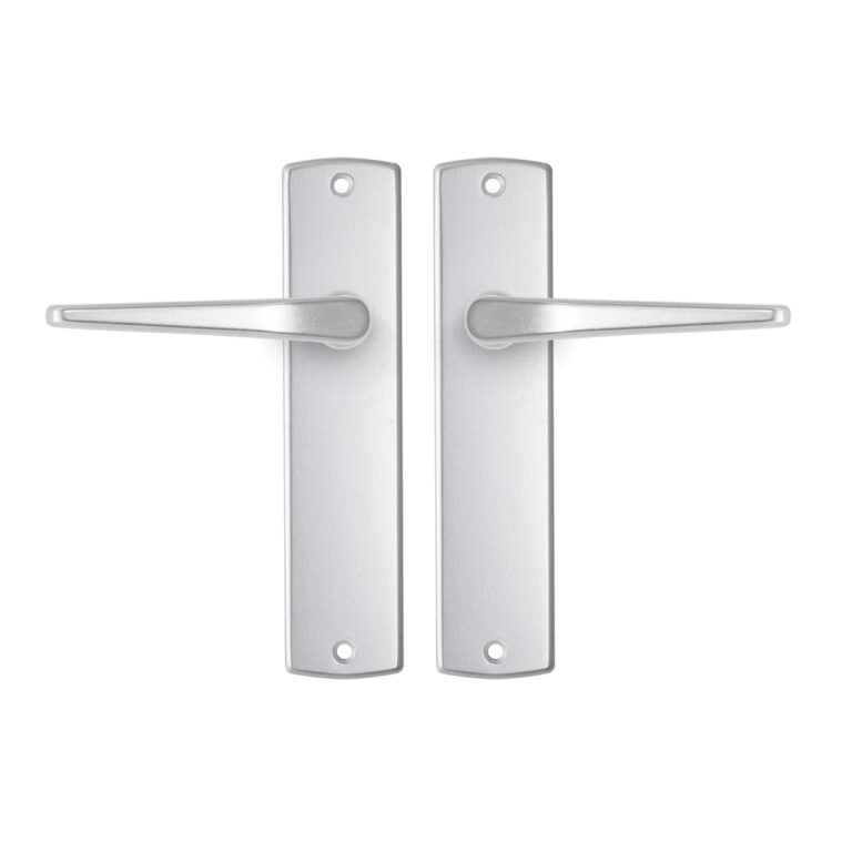 AXA | Binnendeurbeslag | Curve kruk | Duim | Aluminium