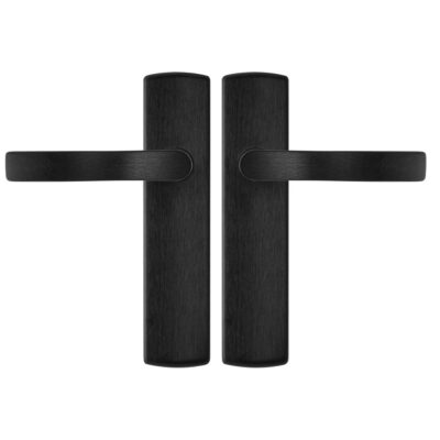 AXA Binnendeurbeslag Curve Klik kruk Blok Zwart