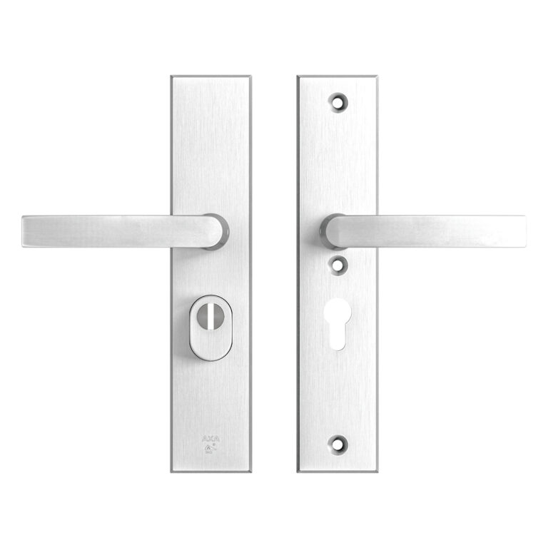 AXA | Veiligheidsbeslag Edge Plus | Kruk Blok | PC55 | Anti-kerntrek | Aluminium naturel