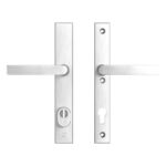 AXA | Veiligheidsbeslag Edge Plus | Smal kruk Blok | PC92 | Anti-kerntrek | Aluminium naturel