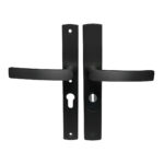 AXA | Veiligheidsbeslag Curve Plus | Smal kruk Blok | PC55 | Anti-kerntrek | Zwart