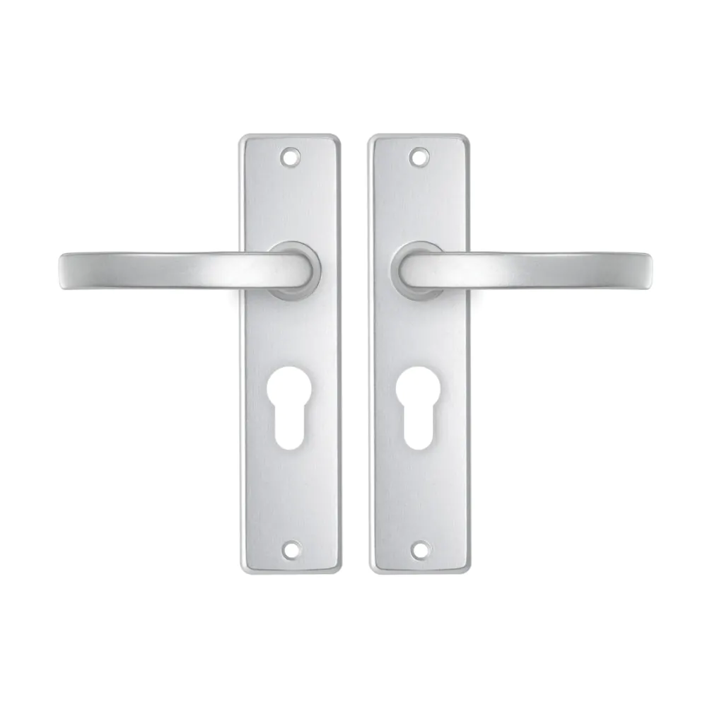 AXA | Binnendeurbeslag | Edge Kruk | Blok | PC55 | Aluminium