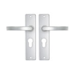 AXA | Binnendeurbeslag | Edge Kruk | Blok | PC55 | Aluminium