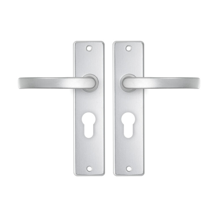 AXA | Binnendeurbeslag | Edge Kruk | Blok | PC55 | Aluminium