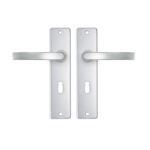 AXA | Binnendeurbeslag | Edge Kruk | Blok | SL55 | Aluminium